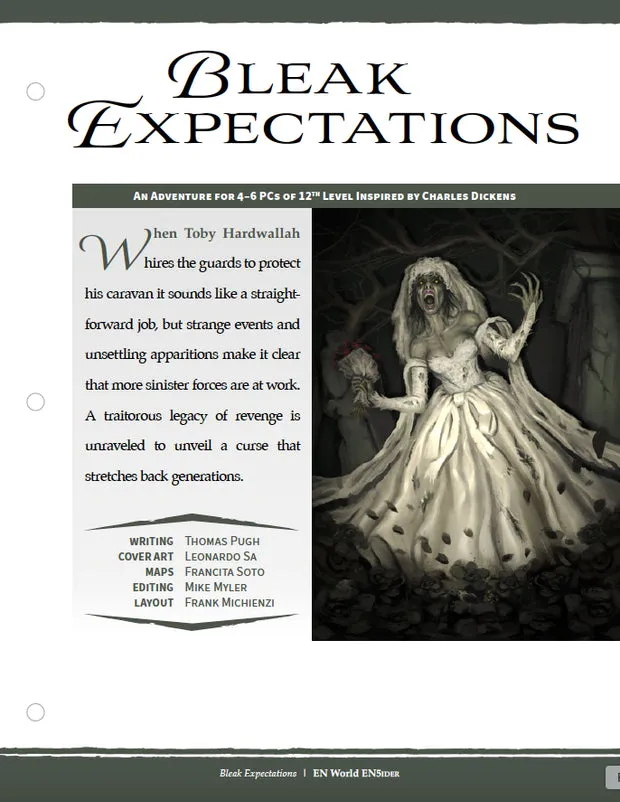 EN Publishing Bleak Expectations äventyr PDF nivå 12