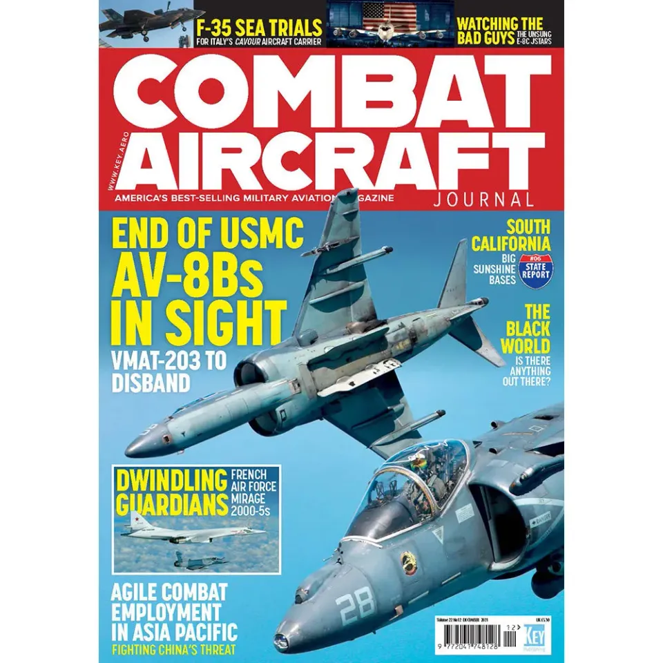 Combat Aircraft Journal december 2021 tidning AV-8B