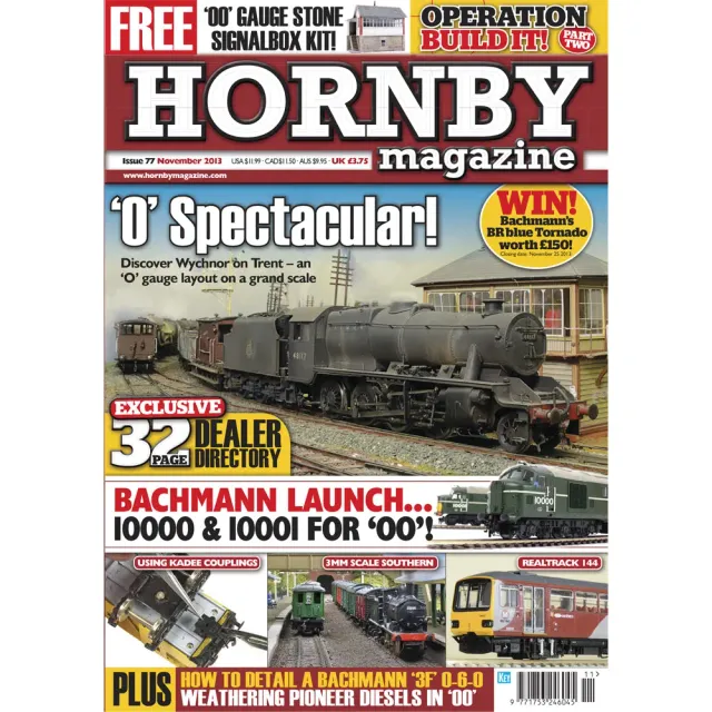 Hornby Magazine November 2013 tidning modelljärnväg