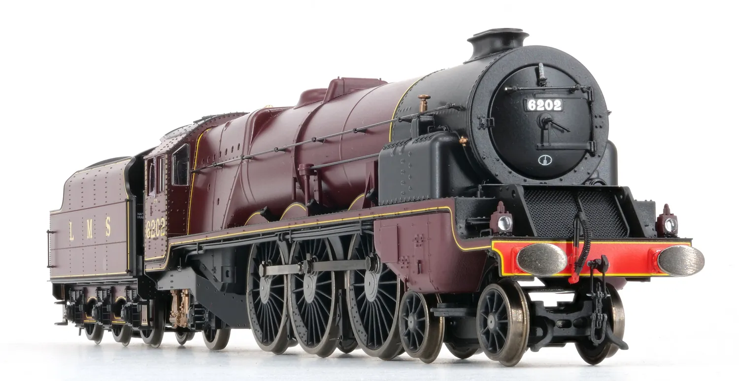 Hornby LMS Turbomotive 6202 lok OO DCC sound