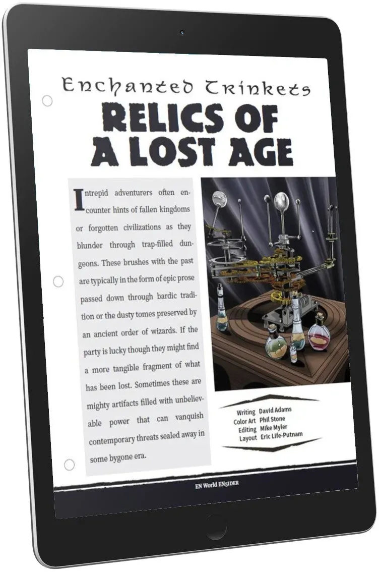 EN Publishing Enchanted Trinkets Relics of a Lost Age tillägg PDF
