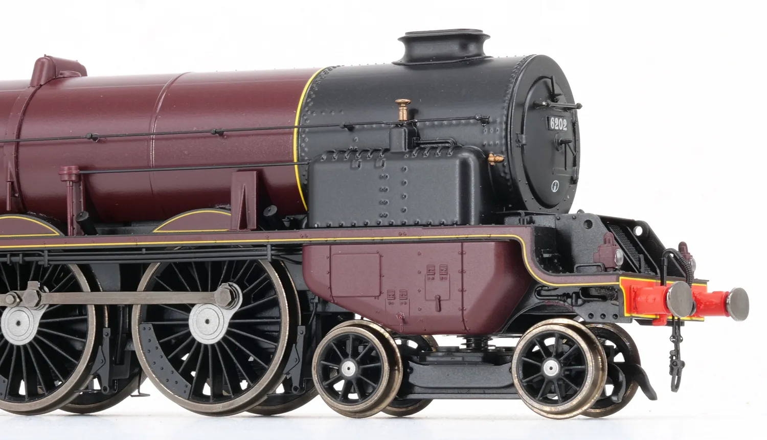 Hornby LMS Turbomotive 6202 lok OO DCC sound