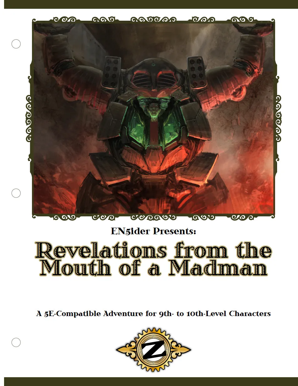EN Publishing ZEITGEIST 6 Revelations from the Mouth of a Madman PDF