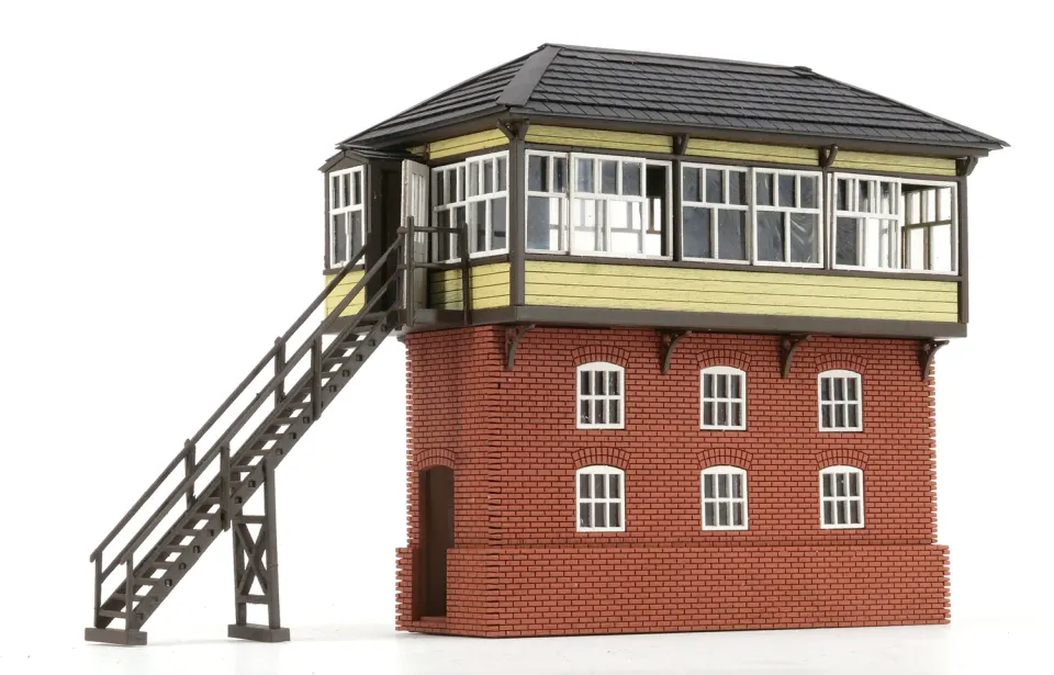 PJM Models Yarnton Signalbox byggsats OO laserskuren