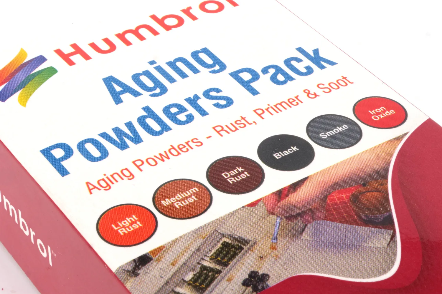 Humbrol Aging Powders AV0020 modellpulver 6-pack