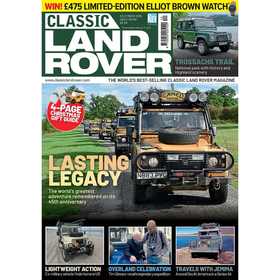 Classic Land Rover december 2025 tidning veteranbilar