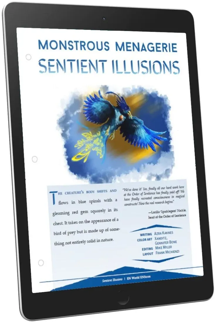 EN Publishing Sentient Illusions D&D 5e PDF monster