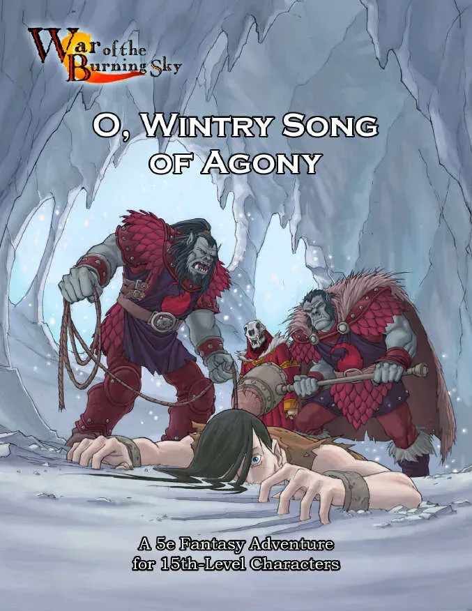 EN Publishing Burning Sky #8 äventyr mjukpärm+PDF nivå 15 frost