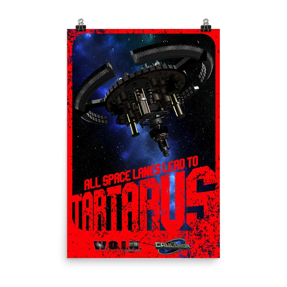 EN Publishing All Space Lanes Lead To Tartarus poster 24x36
