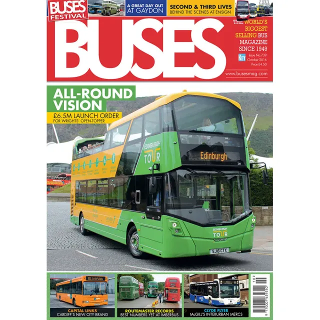 Buses tidning oktober 2016 lösnummer brittiska bussar