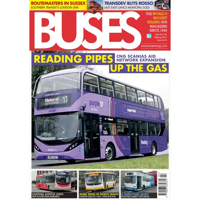 Buses February 2018 tidning bussar