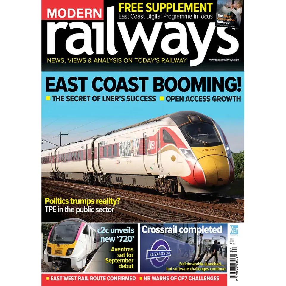 Modern Railways juli 2023 tidning – lösnummer tåg