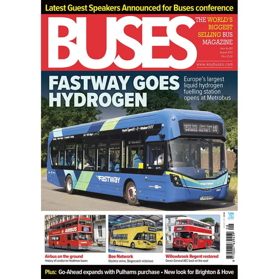 Buses augusti 2023 tidning vätgasbussar