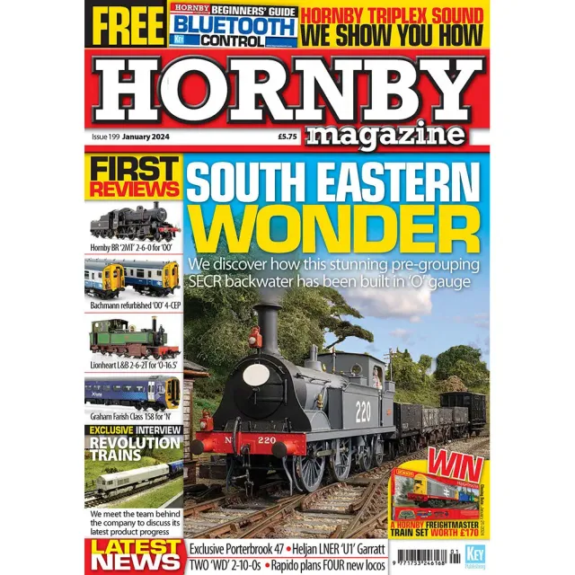 Hornby Magazine januari 2024 tidning lösnummer modelljärnväg