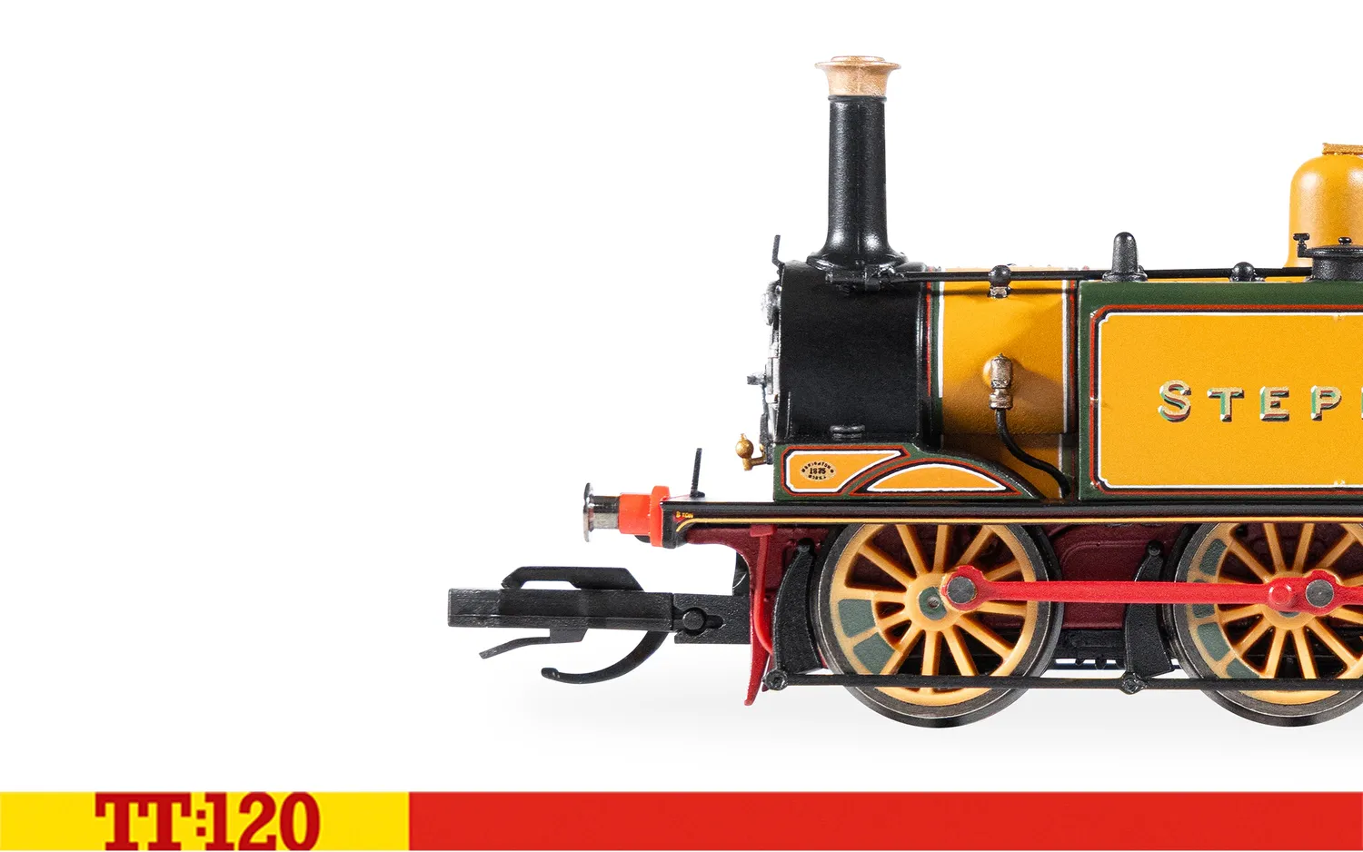 Hornby TT:120 Terrier 655 Stepney ånglok grön