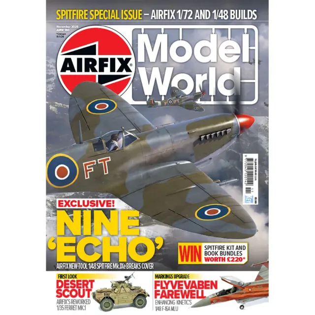 Airfix Model World tidning november 2025 Spitfire