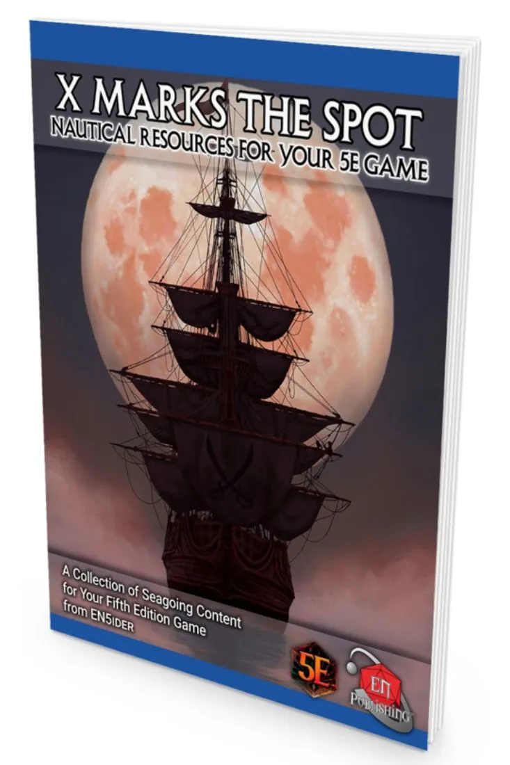 EN Publishing X Marks the Spot piratbok Softcover + PDF 28 s