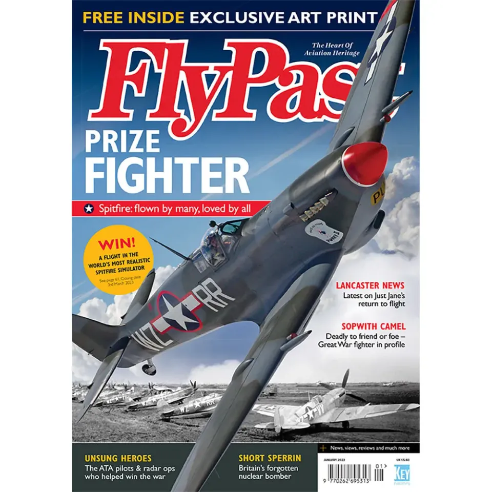 FlyPast januari 2023 tidning Spitfire