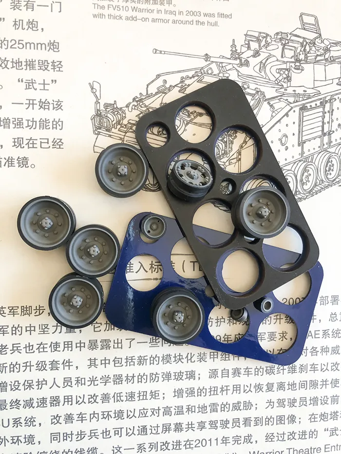 ROSSAGRAPH QuickWheel QW-300 maskering FV510 Warrior 1/35 MENG