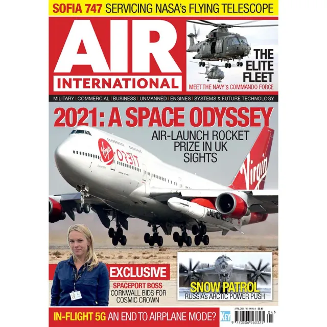 AIR International April 2021 tidning lösnummer flyg