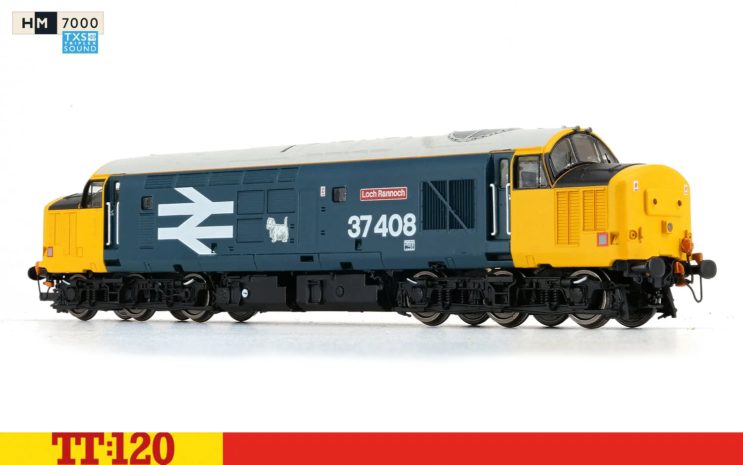 Hornby TT:120 Class 37 37408 Loch Rannoch modellok med ljud