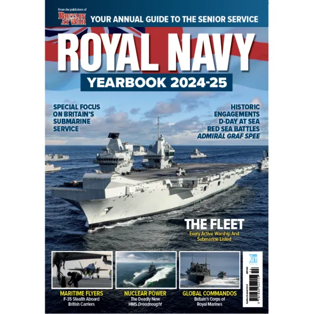 Royal Navy Yearbook 2024-25 tidning 116 sidor flottan