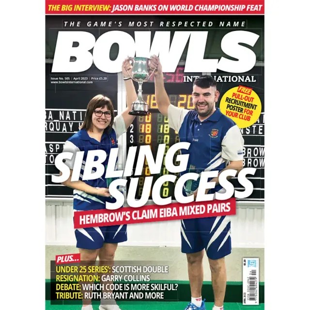 Bowls International april 2023 tidning lösnummer bowls
