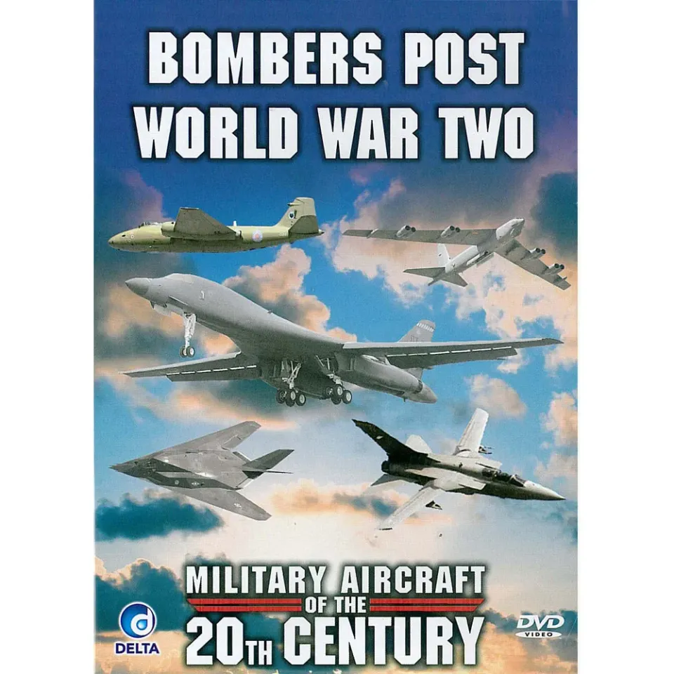 Bombers Post World War II DVD-film militärflyg bombplan