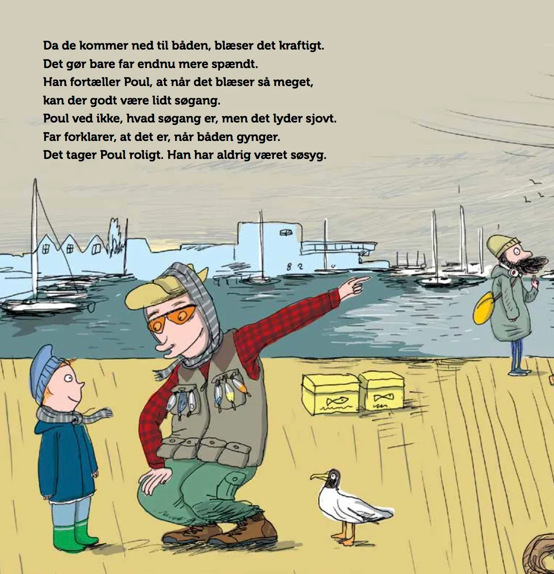 ABC Forlag Poul og far på fisketur tryckt bok