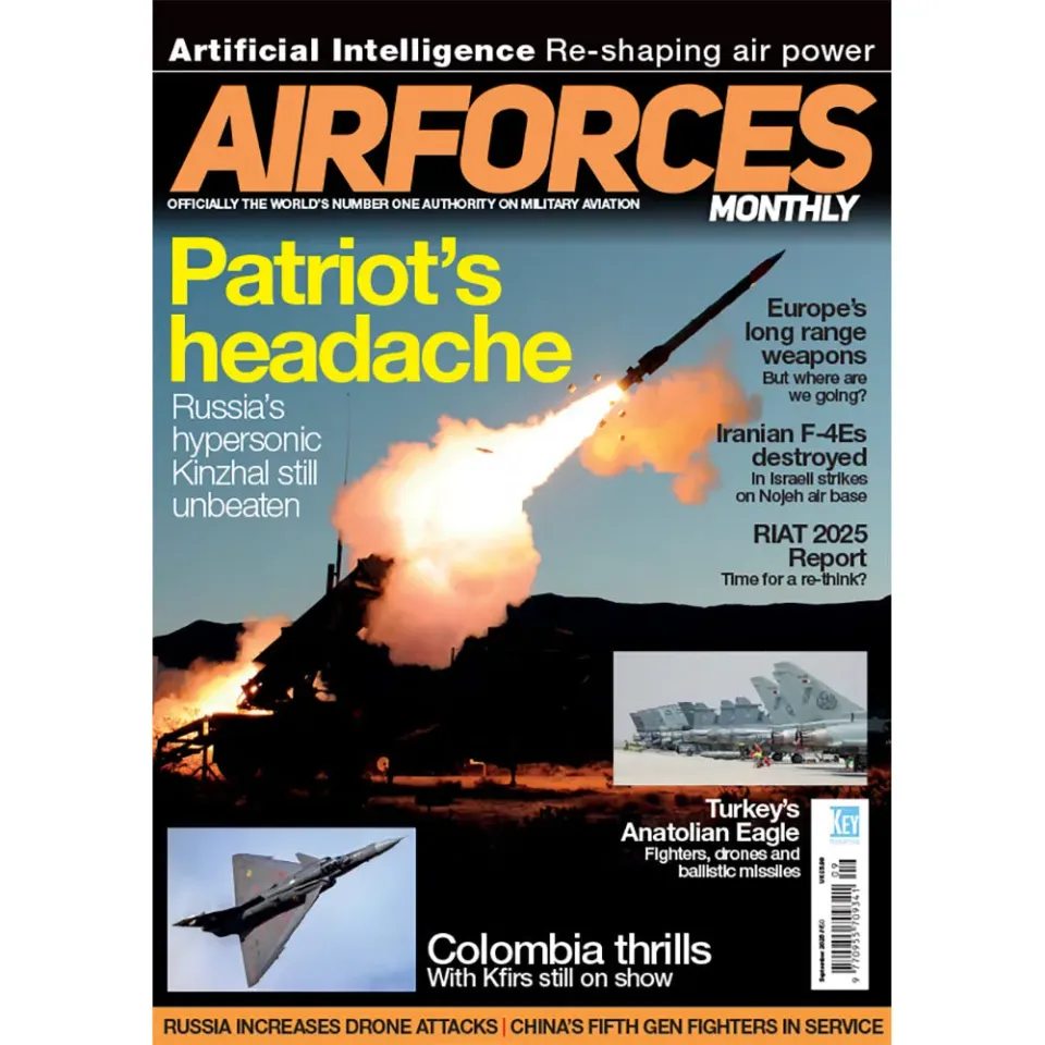 AirForces Monthly september 2025 tidning lösnummer stridsflyg