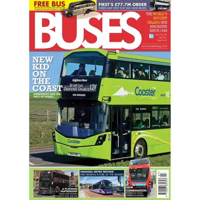 Buses juli 2015 tidning buss kollektivtrafik