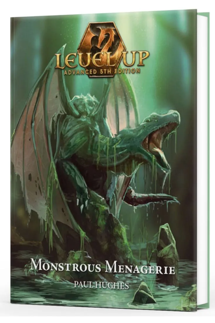 EN Publishing Level Up Monstrous Menagerie rollspelsbok inbunden+PDF 600 monster