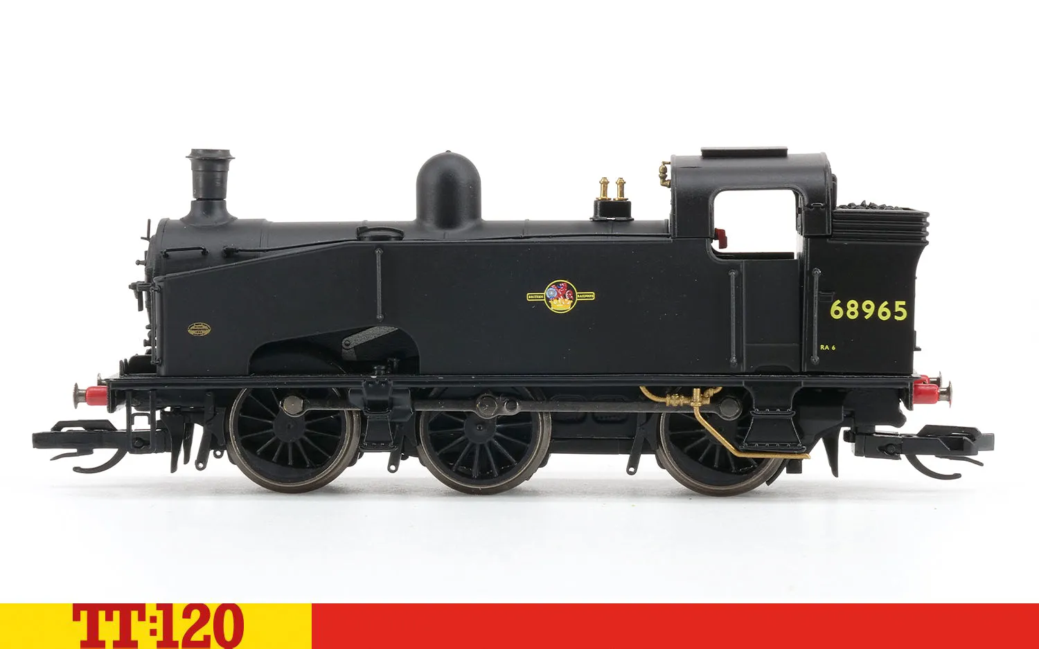 Hornby TT:120 J50 68965 modellok BR svart sent emblem