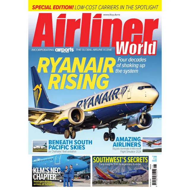 Airliner World november 2024 tidning – Ryanair
