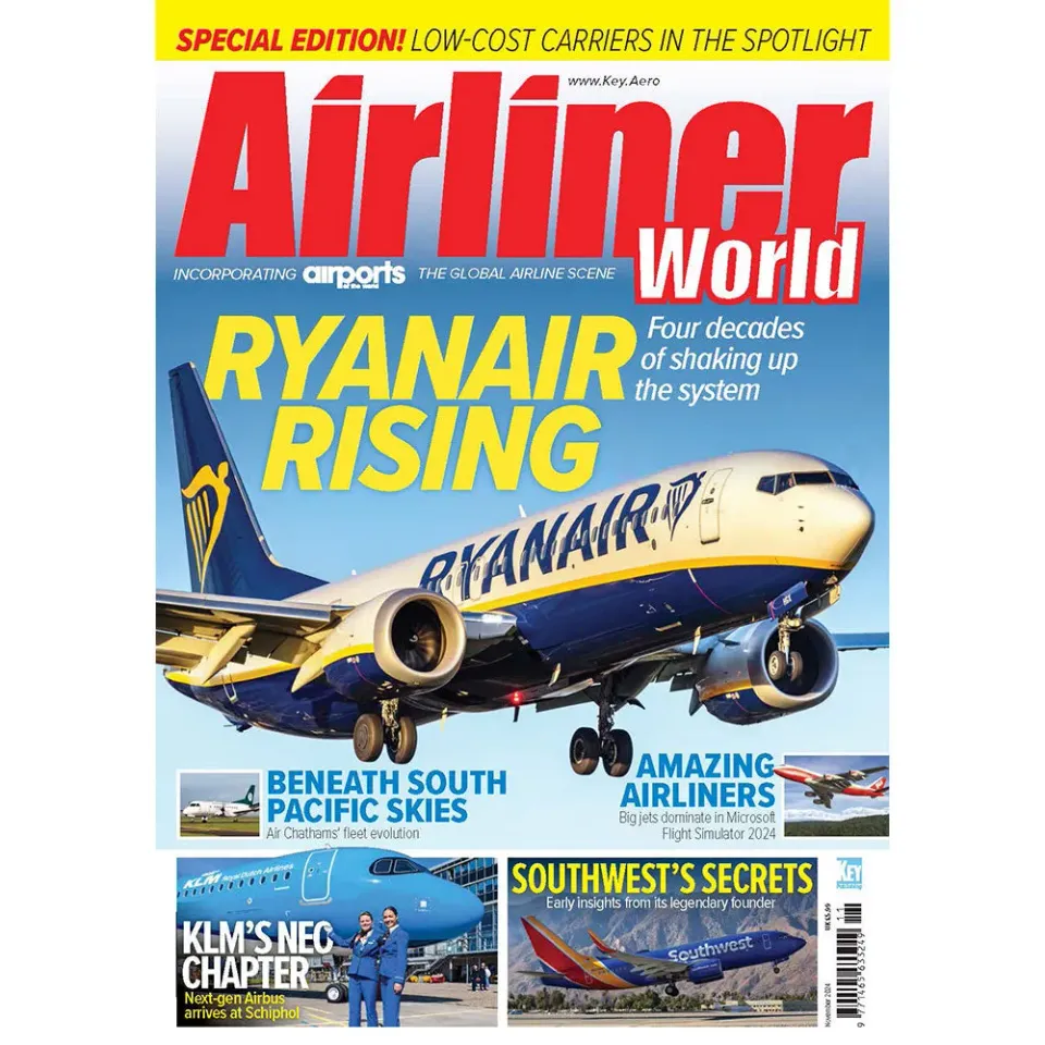 Airliner World november 2024 tidning – Ryanair