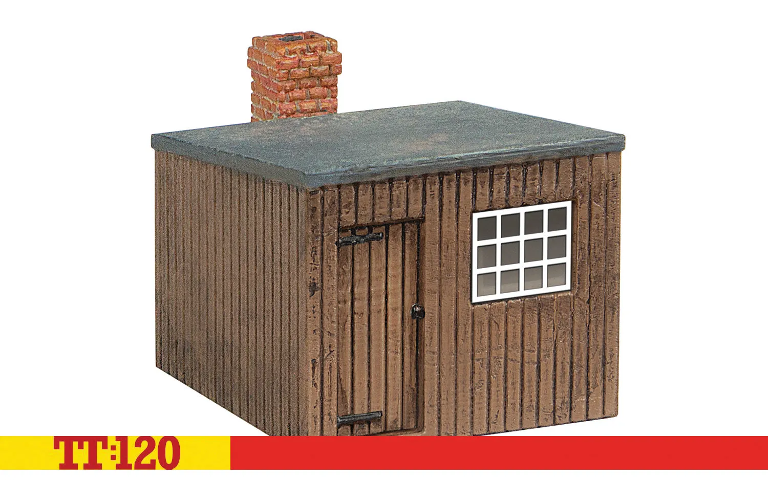 Hornby TT:120 Wooden Platelayers Hut modellhus 30 mm