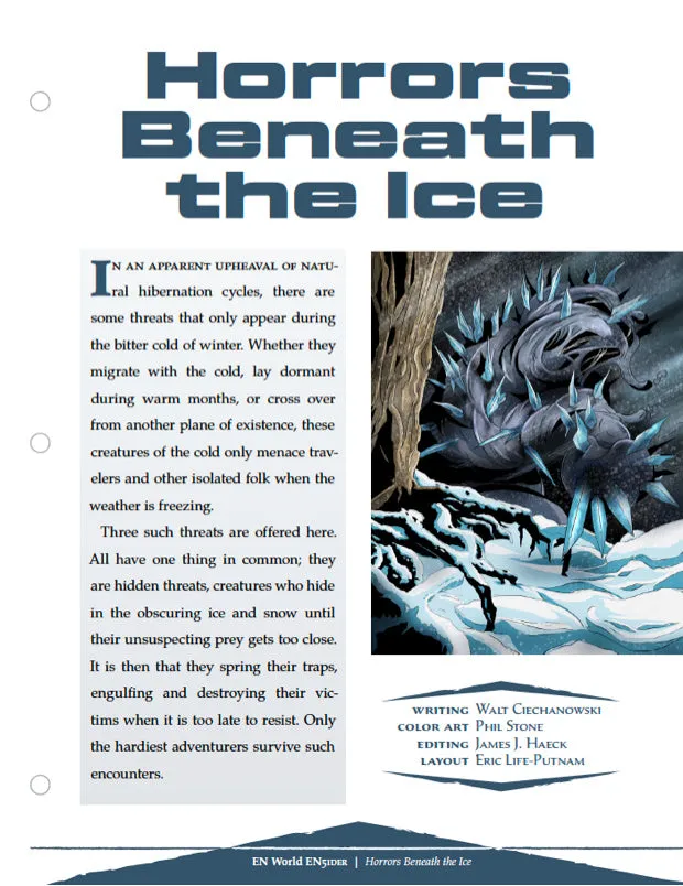 EN Publishing Horrors Beneath The Ice rollspel PDF ismonster