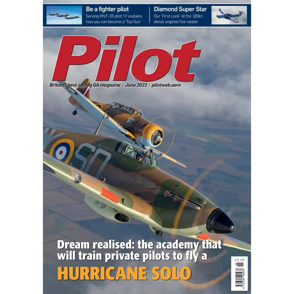 Pilot Magazine juni 2022 tidning Hurricane DA50