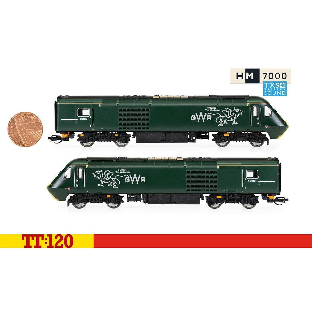 Hornby TT:120 GWR Class 43 HST modelltåg med ljud
