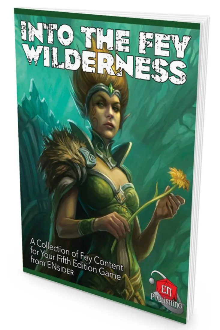 EN Publishing Into the Feywild rollspelsbok mjukpärm + PDF