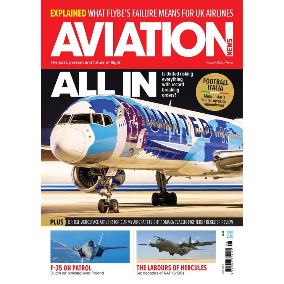 Aviation News juni 2023 tidning flyghistoria