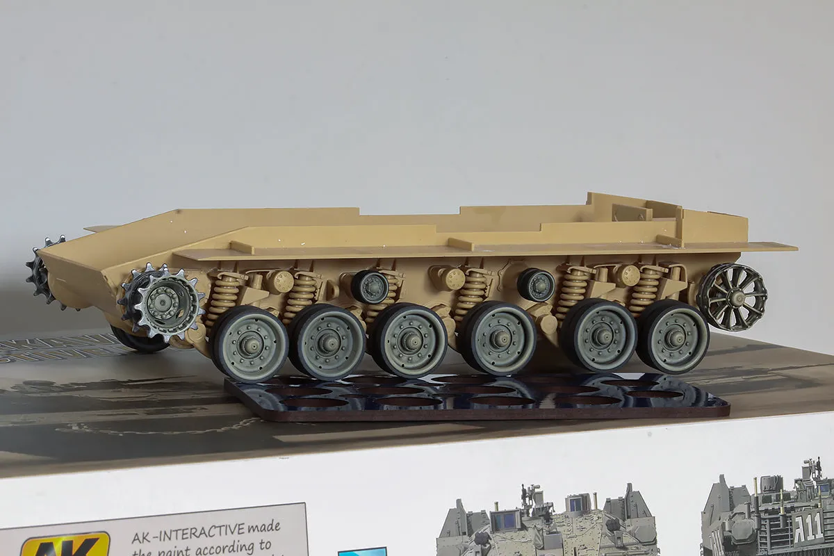 Rossagraph QuickWheel QW-208 målningsmask Merkava IV 1:35