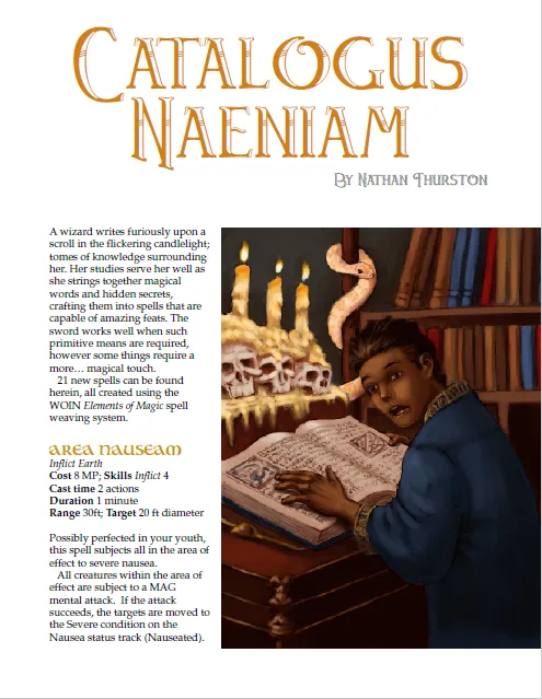 EN Publishing Catalogus Naeniam WOIN besvärjelser PDF 21 spells