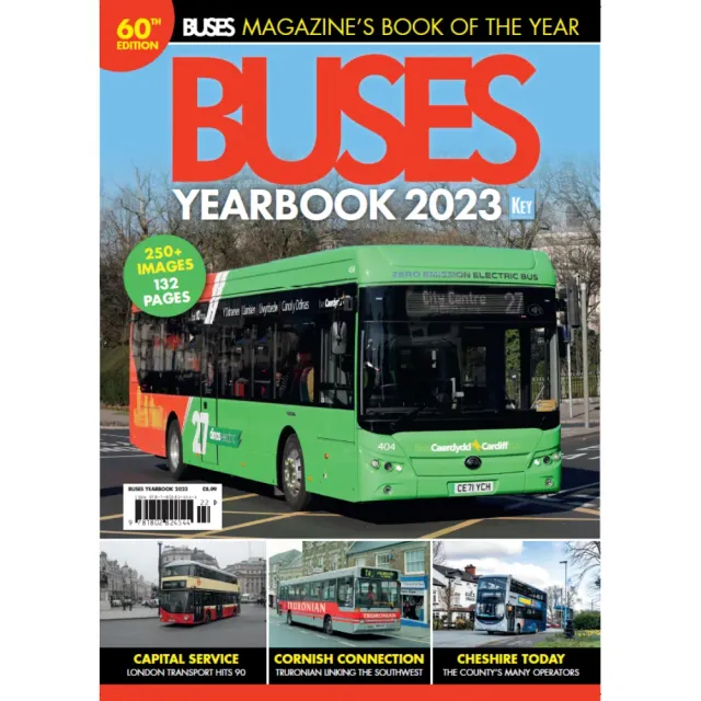 Buses Yearbook 2023 inbunden bok 128 sidor