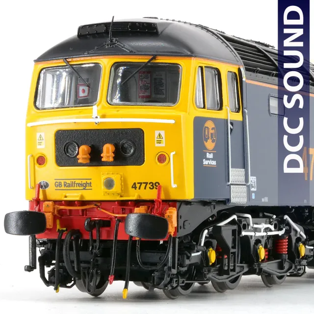Cavalex Models Class 47 47739 modellok GBRf Blue DCC-ljud