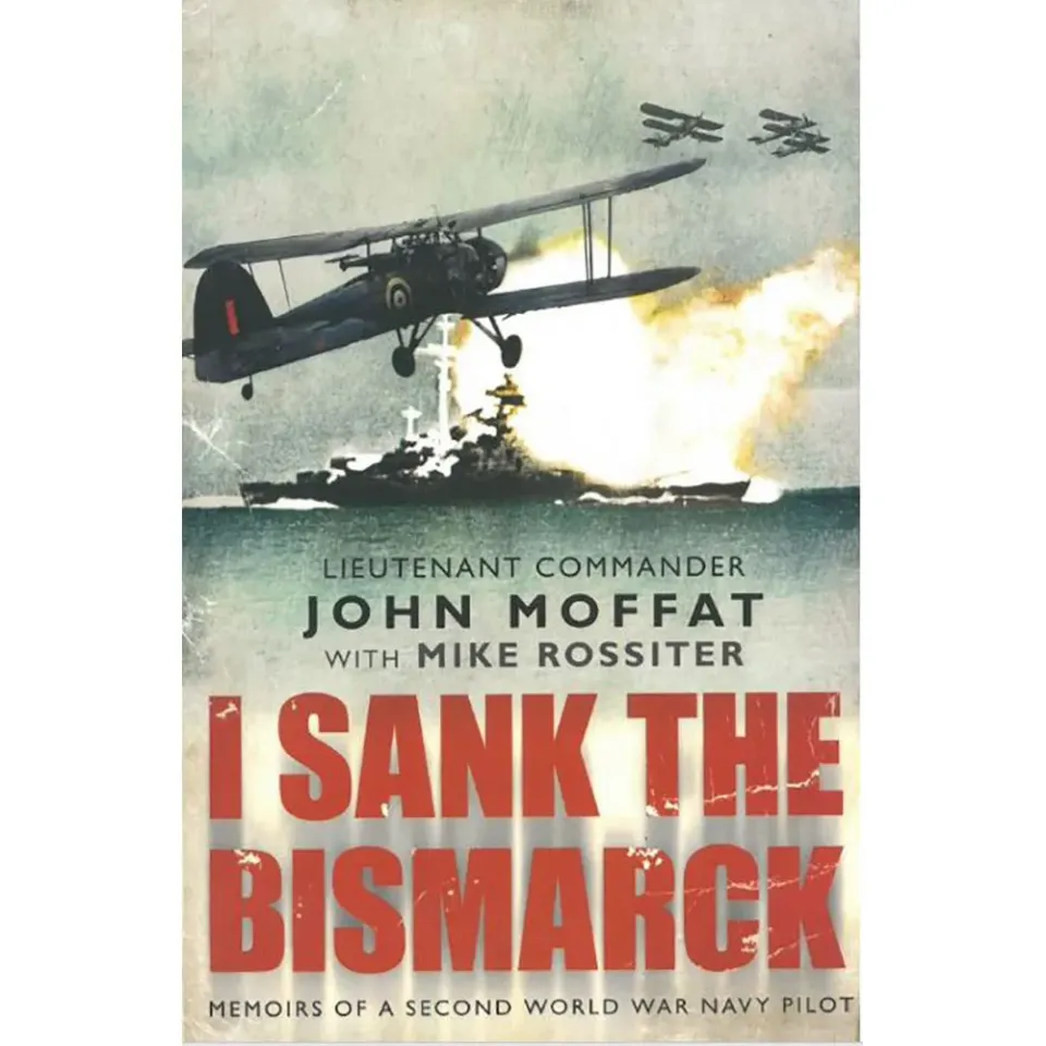 I Sank The Bismarck tryckt bok historia flottan