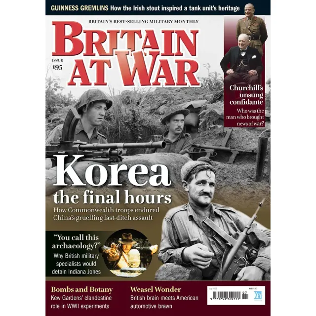 Britain at War July 2023 krigstidning Korea Churchill