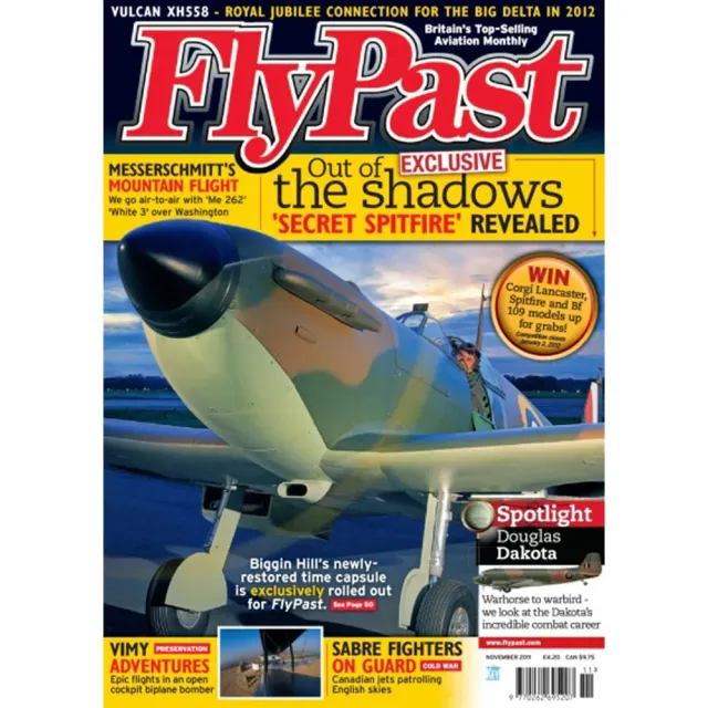 FlyPast November 2011 tidning Spitfire