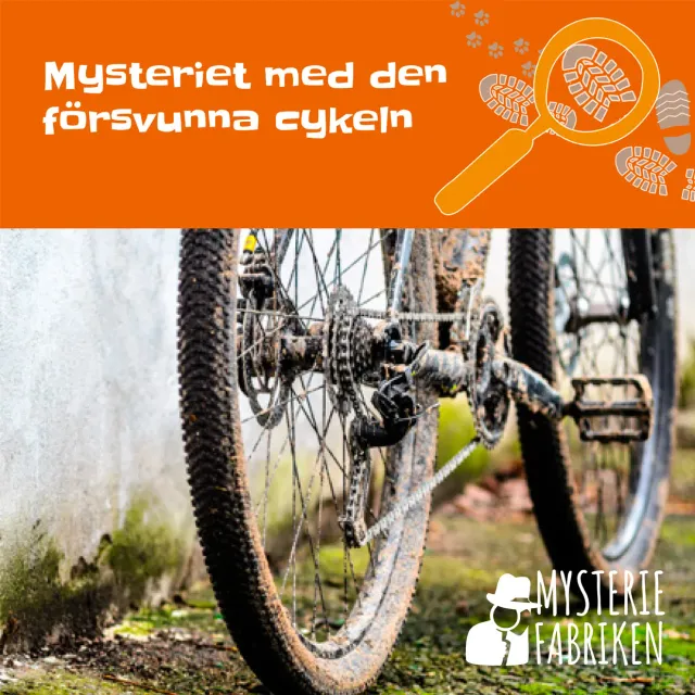 Mysteriefabriken Mysteriet med den försvunna cykeln barnbok 6-12 år