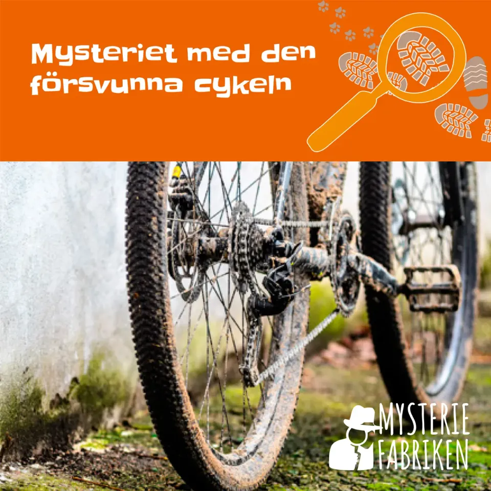 Mysteriefabriken Mysteriet med den försvunna cykeln barnbok 6-12 år
